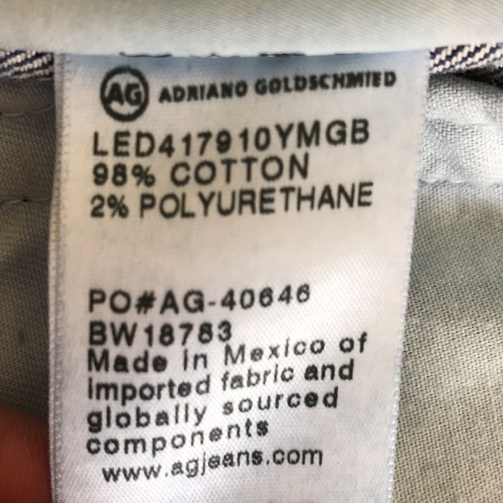 AG Distressed Denim Jacket - Size XS - Picture 10 of 11